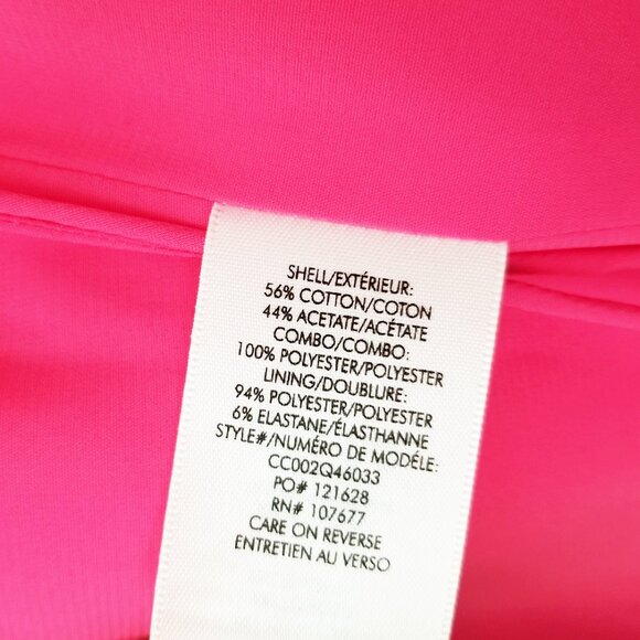 Alice + Olivia Joslyn Puff Sleeve Cropped Top in Wild Pink Size 4 Barbie $295 - Picture 10 of 16